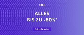 Alles bis zu -80%*