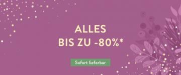 Alles bis zu -80%*