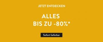 Alles bis zu -80%*